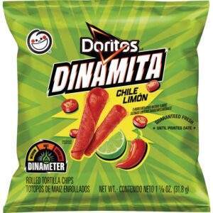 Doritos, Dinamita, Chile Limon Flavored, Rolled Tortilla Chips