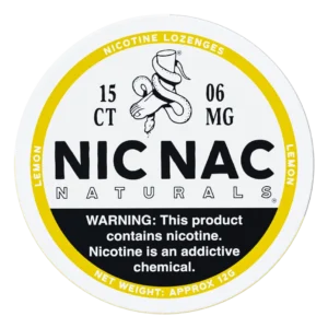 Nic Nac Nicotine Lozenges {Lemon-6mg}
