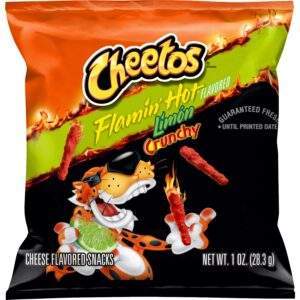 Cheetos, Crunchy, Flamin' Hot Limon Flavored