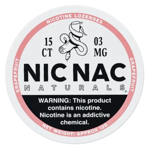 Nic Nac Nicotine Lozenges {Grapefruit-3mg}