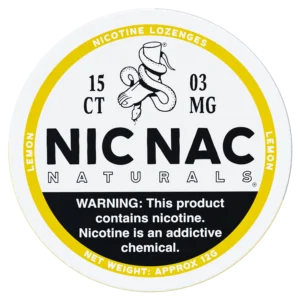 Nic Nac Nicotine Lozenges {Lemon-3mg}