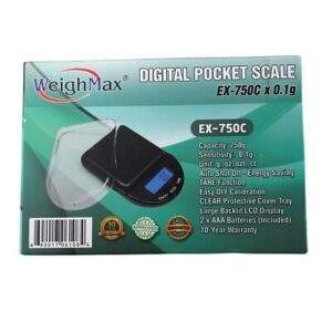 WeighMax EX-750C Digital Pocket Scale {750g x 0.1G}