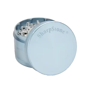 SharpStone® Hard Top 4 Piece Herb Grinder Small 1.5 Inches Blue