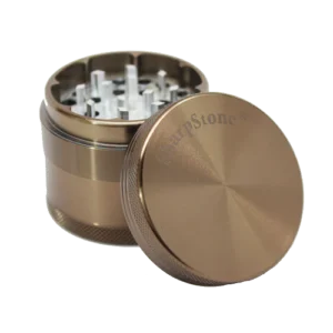 SharpStone® Hard Top 4 Piece Herb Grinder Small 1.5 Inches Gunmetal