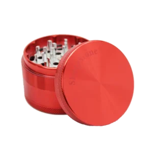 SharpStone® Hard Top 4 Piece Herb Grinder Large 2.5 Inches Red