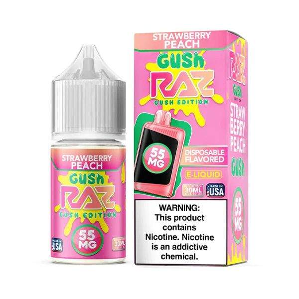 Pod Juice X Raz Gush Edition {35mg - Strawberry Peach Gush}