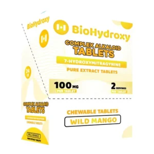 Biohydroxy Complex alkaloid 7-Hydroxy 100mg {Wild Mango}