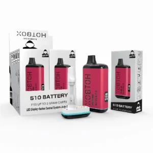 Incognito HotBox 510 Vape Cartridge Battery - {Magenta Red}