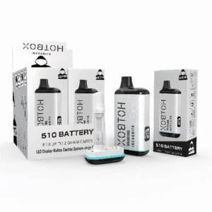 Incognito HotBox 510 Vape Cartridge Battery - {Pearl White}