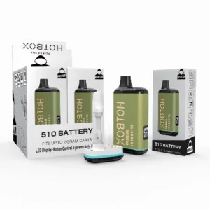 Incognito HotBox 510 Vape Cartridge Battery - {Olive Green}
