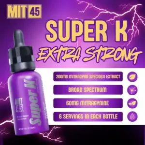 Mit 45 Super K Extra Strong Liquid Kratom Extract