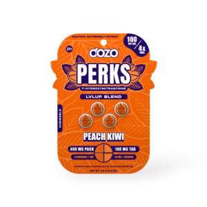 Dozo Perks Extreme Potency 7-OH LVLUP Peach Kiwi 100mg Per Tablet
