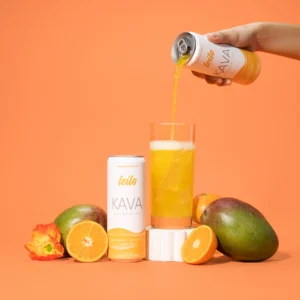 Leilo Margarita Non-Alcoholic Kava Mocktail Social Tonic {Tangerine Mango}