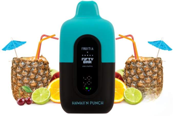 Fifty Bar Disposable Vape | 20K Puffs {Hawaii'n Punch}