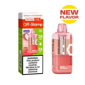 Off-Stamp X-Cube Crystal 35K Puffs Pod {Bangin' Strawberry}