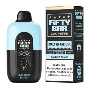 Fifty Bar Disposable Vape | 20K Puffs {Blueberry Yogurt}