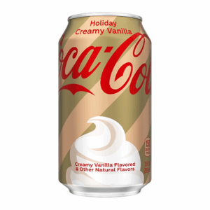 Coca-Cola Holiday Creamy Vanilla Can 12oz