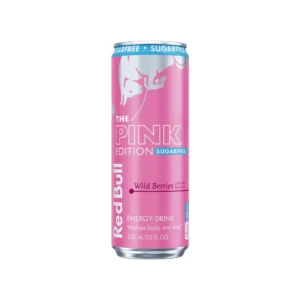 Red Bull Sugarfree Pink Edition Energy Drink 12oz {Wild Berries}