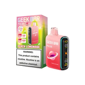 Geek Bar Pulse 15000 Disposable Vape {Peach Lemonade}