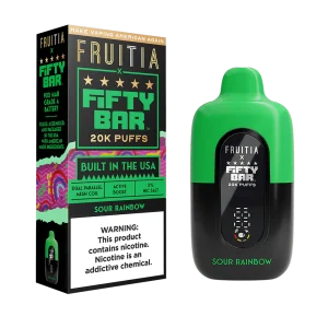 Fifty Bar Disposable Vape | 20K Puffs {Sour Rainbow}