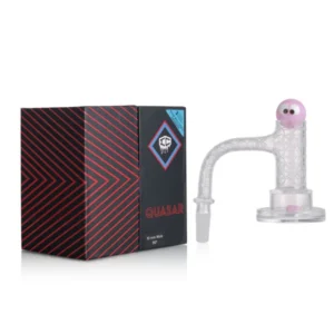 IC QUARTZ- QUASAR| ICQ1038-14M90 |3rd Generation, Premium Quartz Banger | with terp ball grabber