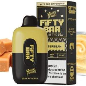 Fifty Bar Disposable Vape | 20K Puffs {Butterbean}