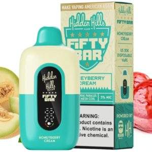 Fifty Bar Disposable Vape | 20K Puffs {Honeyberry Cream}