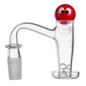 IC Quartz - CELESTIAL | 14MM Male Quartz Banger with carb cap and Terp Balls