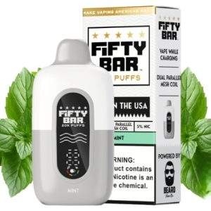 Fifty Bar Disposable Vape | 20K Puffs {Mint}