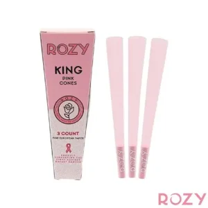 Rozy King Size Pink Pre-Rolled Cones {3-Pack}