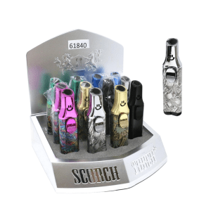 Scorch Lighter Smiley Face with Slide Down Ignition Button {61840}