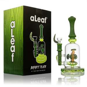 WaterPipe 10" Rafiki's Pace With Tree Perc {Green}