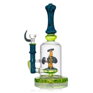 WaterPipe 10" Rafiki's Pace With Tree Perc {Blue}