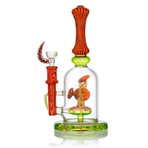 WaterPipe 10" Rafiki's Pace With Tree Perc {Orange}