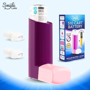 Smyle Labs Inhaler 510 Cart Battery {Purple}