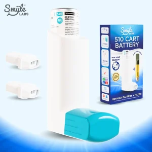 Smyle Labs Inhaler 510 Cart Battery {White}