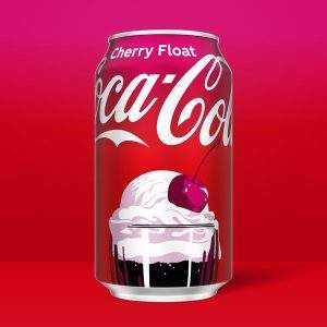 Coca-Cola Cherry Float Soda Soft Drink Cans, 12 fl oz