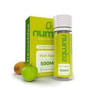 Numbz 7-Hydroxymitragynine Chewable Tablets Kiwi Apple 50mg Per Tablet
