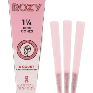 Rozy 1 1/4 Pink Pre-Rolled Cones {6-Pack}