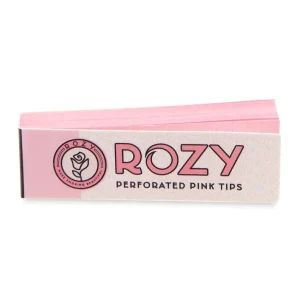 Rozy Pink Perforated Rolling Tips