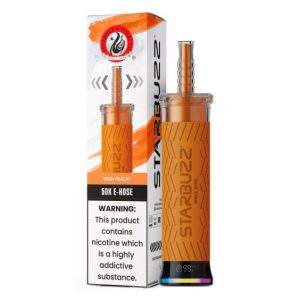 Starbuzz 50K E-Hose Hookah 6% Disposable {40ml} 50k puffs {Irish Peach}