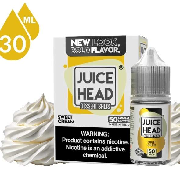 Juice Head Salts {Sweet Cream – 50mg} – Hi-Life Smoke Shop