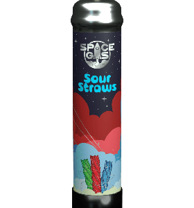 Space Gas Organic European 750G - Sour Straws