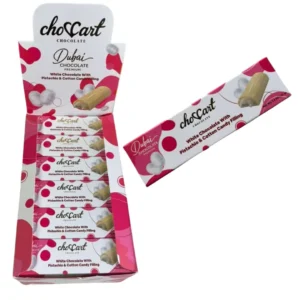 Choccart Chocolate Milk Chocolate With Pistachio & Cotton Candy Filling