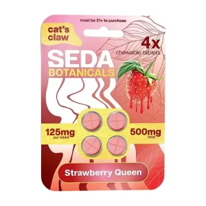 Seda Botanicals Cat's Claw Strawberry Queen 125mg Tablet