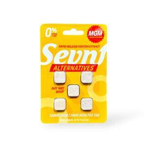 Sevn Alternatives MGM Rapid-Release Kratom Extract Tablet Nay Nay Whip 20mg Per Tablet