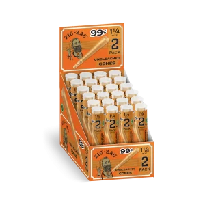 Zig-Zag Unbleached Cones  1 1/4 - 2pk