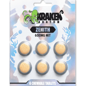 Kraken Kratom Zenith Chewable Kratom Tablets - 600mg