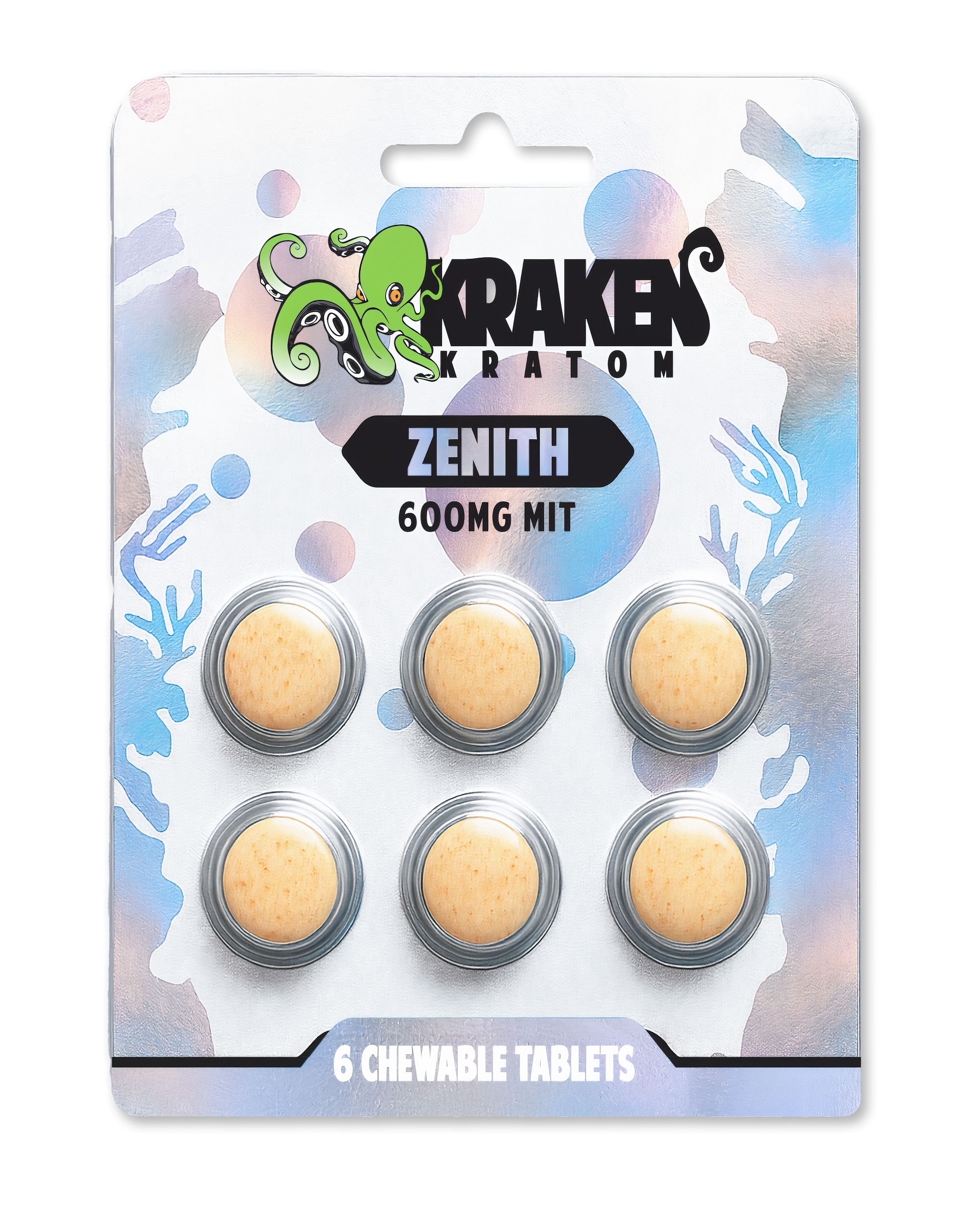 Kraken Kratom Zenith Chewable Kratom Tablets - 600mg