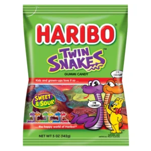 Haribo Twin Snakes Gummi Candy - 5-oz. Bag